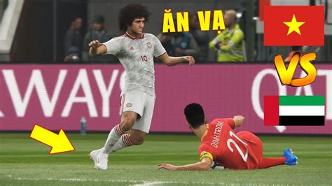 Vietnam Vs Uae Giấc Mơ Worldcup Qatar 2022 Pes19 Youtube