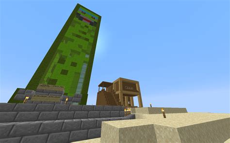 This Big Pickle Rick My Friend Built Rminecraft