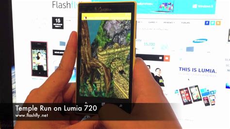 Temple Run On Nokia Lumia 720 512mb Youtube