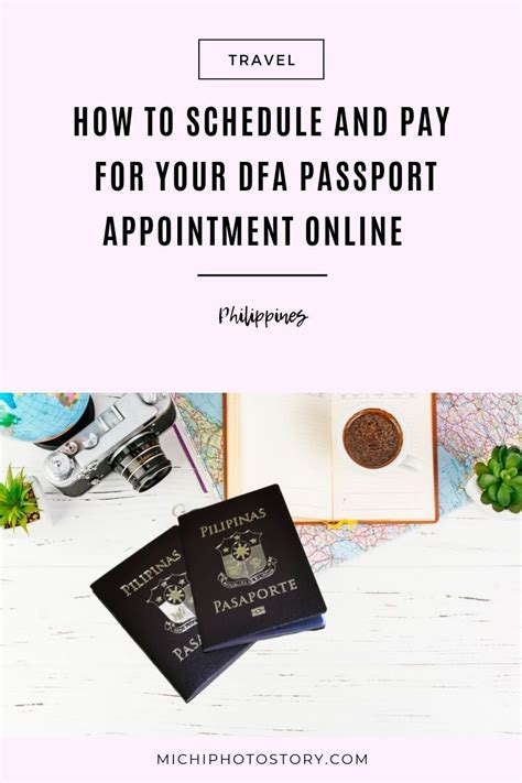 Michi Photostory How To Schedule And Pay For Your Dfa Passport