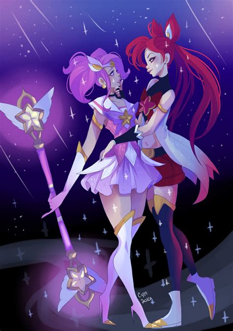 Star Guardian Lux And Jinx By Ringabel Hd Wallpaper Background Star Guardian Lux And Jinx
