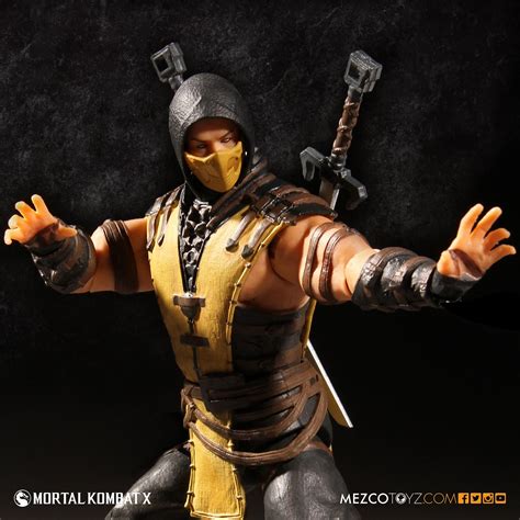 During the events of mortal kombat mythologies: Mortal Kombat X Scorpion 4" Figure - Mezco Toyz