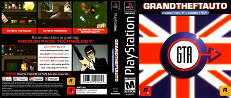 Grand Theft Auto Mission Pack 1 London 1969 Playstation Videogamex
