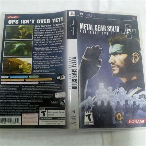 Jogo Psp Metal Gear Solid Em Praia Grande Sp Clasf Jogos