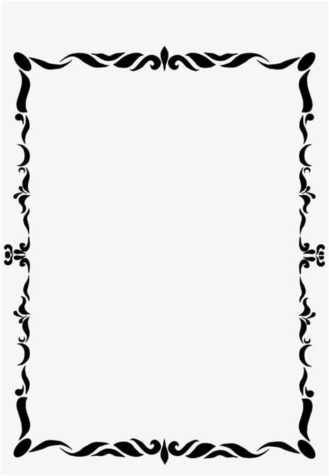 Download Design Clipart Frame Simple Frames Black And White