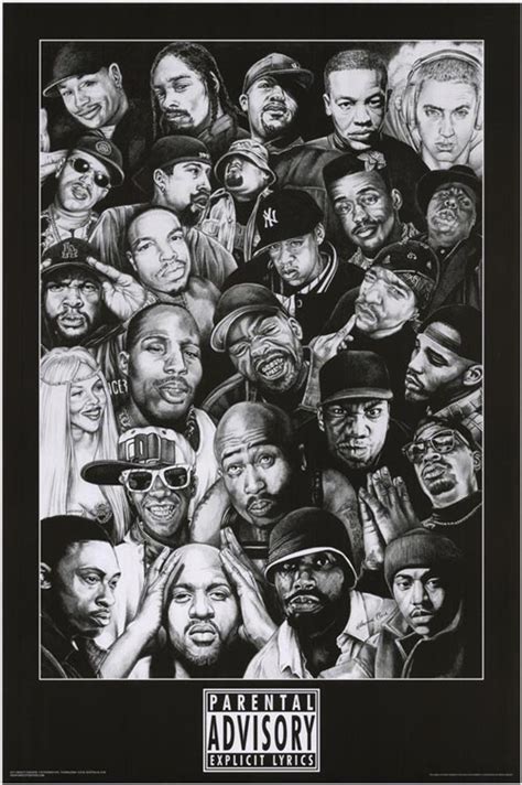 Various Hip Hop Rappers Poster