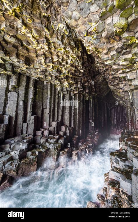 Fingals Cave In Staffa Island In The Inner Hebrides Near Isle Of