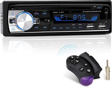 Radio De Coche Con Bluetooth Manos Libres Y Mando A Distancia En El