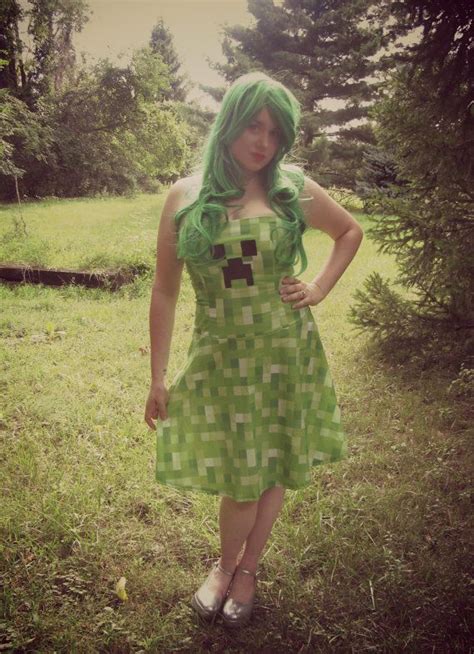 Minecraft Creeper Inspired Dress By Ravenbombshell On Etsy 12900