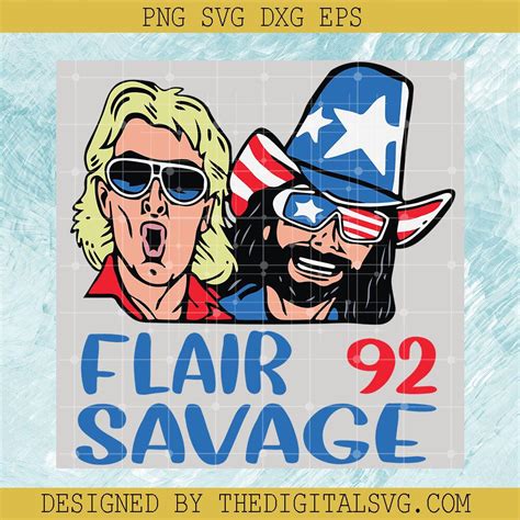 Flair 92 Savage Svg Americian Flag Svg Funny Ric Svg Woo Year Svg