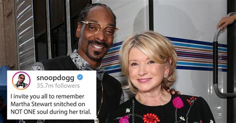 Snoop Dogg Martha Stewart Martha Stewart And Snoop Dogg Share A Taste