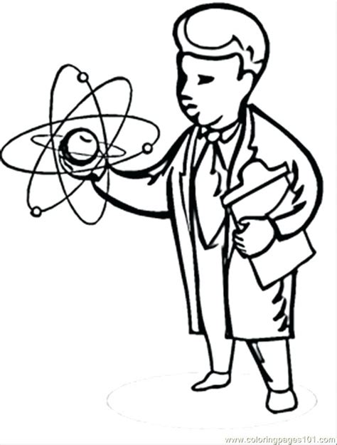 Mad Scientist Coloring Page At Getcolorings Free Printable