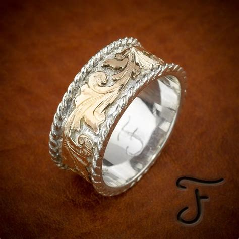 Fanning Jewelry S Handmade Men S Rings Western Rings Cowboy Wedding