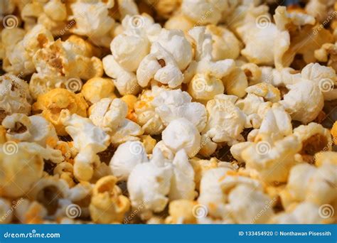 Yellow Cheese Flavour Popcorn Stock Photo Image Of Cheese Movie