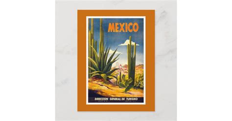 Mexico Vintage Travel Poster Postcard Zazzle