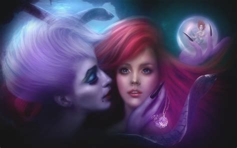 Ariel And Ursula Disney Princess Fan Art 25129191 Fanpop