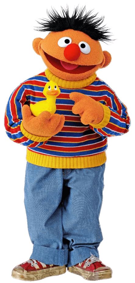 Sesame Street Ernie With Duck Icons Png Free Png And Icons Downloads