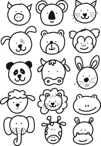 Pictures Of Animals To Draw Easy For Kids Easy And Simple Drawing For
