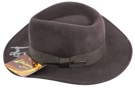 Harrison Ford Signed Indiana Jones Hat Beckett Coa Pristine Auction