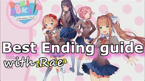 Doki Doki Literature Club How To Get The Best Bestgood Ending