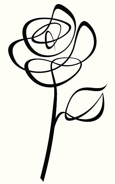 Learn how you can draw different flowers step by step. Rose Clip Art, Vector Images & Illustrations - iStock