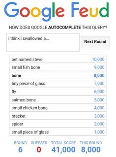 Google feud is a game where you guess googles most googled searches if we hit 10000 likes i will upload another video. Google Feud knows what's up | google feud | Pinterest | Humour