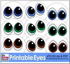 Printable eyes ©2020 cuddly cute designs. Free Printable Eyes: click to enlarge | Eye stickers, Cartoon eyes, Eye stencil