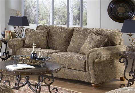 Bellingham Sofa Sleeper In Antique Fabric By Jackson Furniture 4448 04