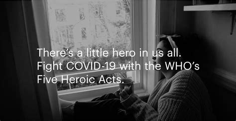 Sign up for free today! Fight COVID-19 with WHO's Five Heroic Acts