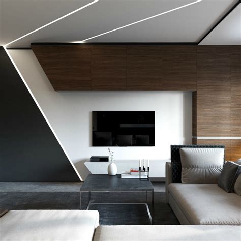 Elegant Contemporary And Creative Tv Wall Design Ideas