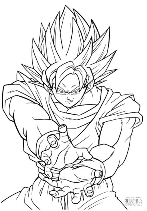 See also these coloring pages below: Get This Anime Coloring Pages Goku Super Saiyan