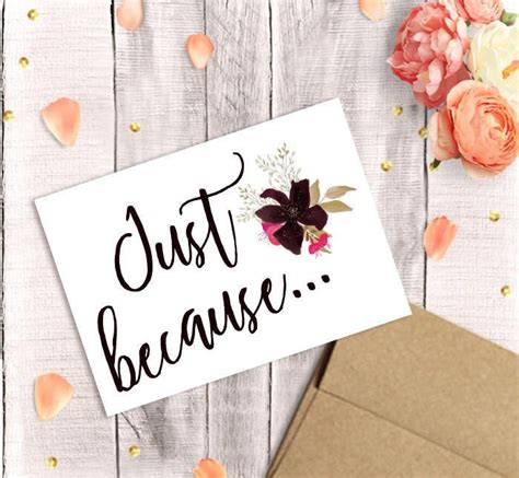 We did not find results for: Just Because Card for Her Printable Watercolor Florals PDF