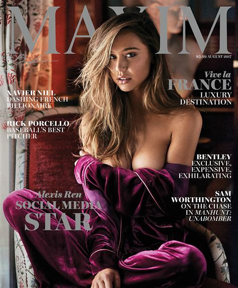 Maxim Cover Model Alexis Ren Defends Risqu Bikini Pics Alexis Ren Maxim Magazine Alexis
