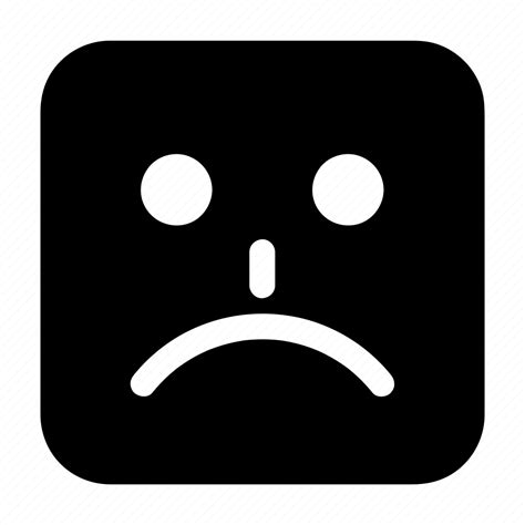 Emoji Face Sad Icon Download On Iconfinder On Iconfinder