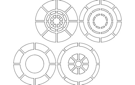 Circles 4 4 Free Dxf File For Free Download Vectors Art