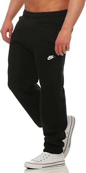 Nike Mens Aw77 Cuffed Fleece Lined Joggers Track Sweat Pants Black