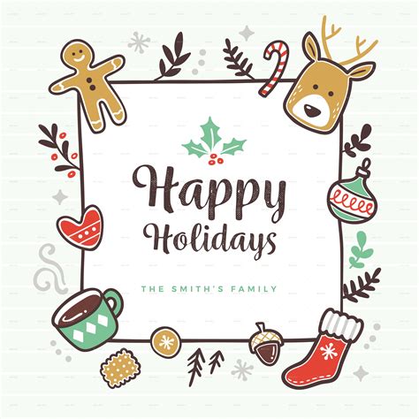 Holiday Social Media Posts & Holiday Card | Holiday social media posts, Holiday cards, Social ...