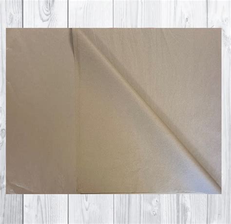 Natural Kraft Tan Tissue Paper Sheets 50x75cm T Wrap Etsy Uk