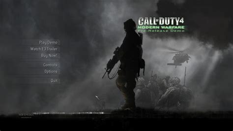 As before in the series, call of duty 4: Call of Duty 4: Modern Warfare - Demo Download