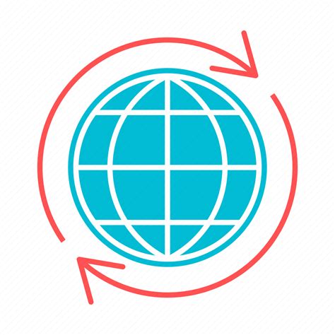 Global Around The World Globe International Network World Icon