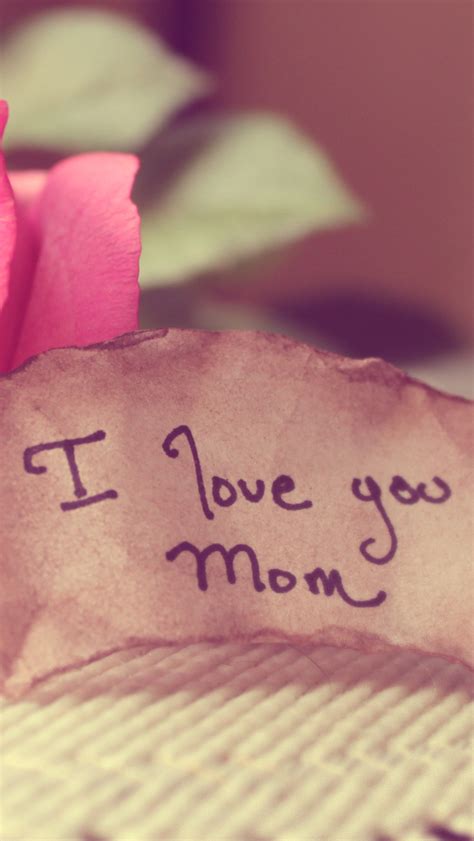I Love You Mom Iphone Wallpapers Free Download