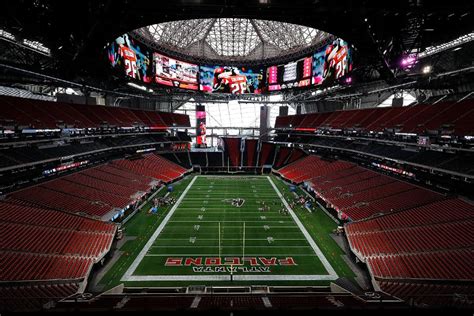 Furthering our commitment to finding. What Makes The Atlanta Falcons' New Stadium The Best Ever - Stadiums of Pro Football - Your ...
