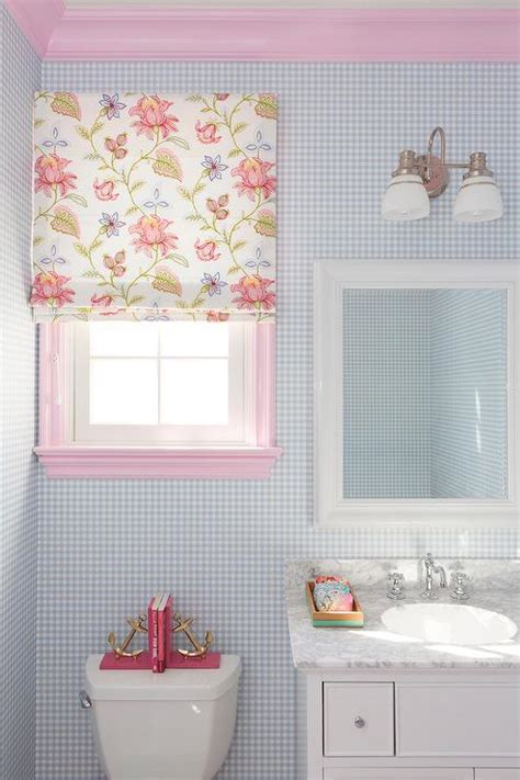 Blue And Pink Girls Bathroom Colors Transitional Bathroom