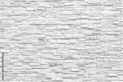 Surface White Wall Of Stone Wall Gray Tones For Use As Background The