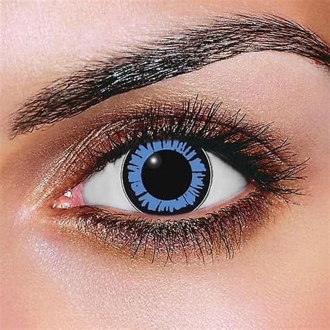 Big Eye Dolly Eye Blue Contact Lenses Pair Fruugo Us