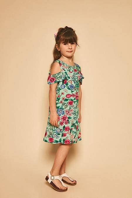 Vestido Estampado Niña Nucleo Kids Verano 2020 Minilook