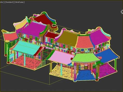 Ancient Architecture Chinese Ancient Architecture 3d Model Cgtrader