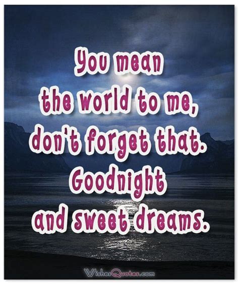Flirty And Romantic Goodnight Messages For Her Good Night Love Quotes
