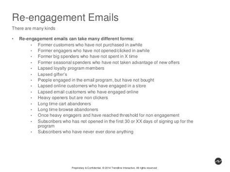 Re Engagement Emails There Are Many Kinds • Re Engagement Emails Can