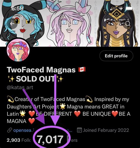 Twofaced Magnas 🇨🇦 Sold Out On Twitter 🌞gm🌞 Woke Up For 7k Followers 😱 ️😱 Thank You For Your